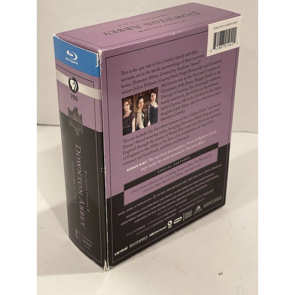 Downton Abbey Seasons 1-3 Blu-Ray Plus Bonus Disc 9 PBS English Series - Picture 4 of 4